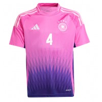 Camiseta Alemania Jonathan Tah #4 Visitante Equipación Eurocopa 2024 manga corta